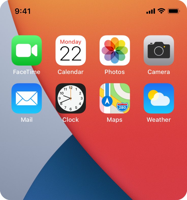 iphone手机示意
